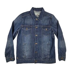 Men's Casual Denim Button Down Shirt